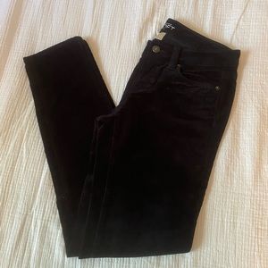 LOFT Black Velvet Pants